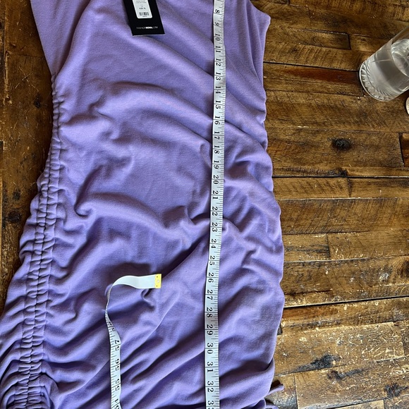 Fashion Nova Lilac One-Shoulder Dress - Picture 6 of 7